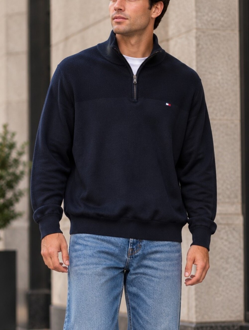 Tommy Hilfiger Quarter-Zip Sweater Men's Size XXL